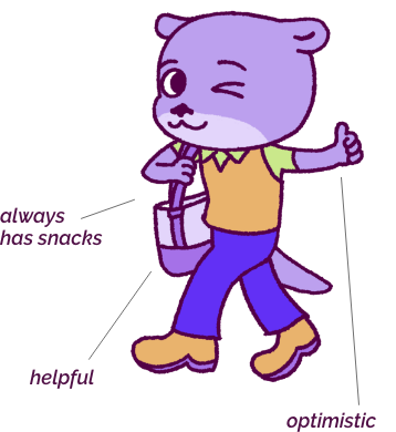 always has snacks, helpful, optimistic